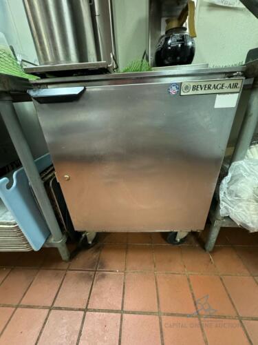 Beverage Air stainless steel worktop refrigerator