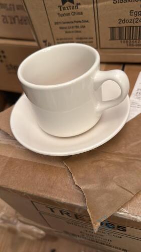 24 Sets of Steakhouse Cups with Saucers