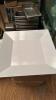 (6) Bright White Melamine Square Platter 16’ - 7