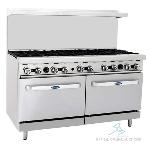 Brand New(In Box)Atosa USA, Inc. 10 Burner with 2 Oven