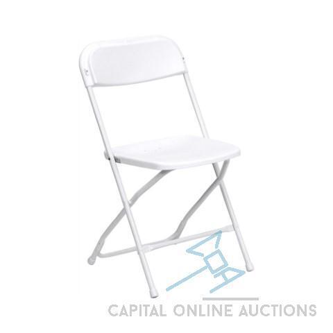 (200) Brand New i(n Boxes) Plastic Folding Chairs