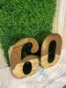 (60) New in Box Carbon Steel Gold Accent Letters & Numbers Set - 10