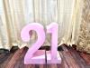 (15) New in Box Carbon Steel Pink Accent Letters & Numbers Set - 2