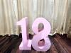 (15) New in Box Carbon Steel Pink Accent Letters & Numbers Set - 4