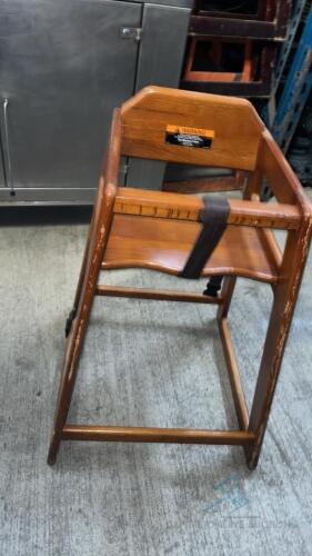 (14) Wooden High Chairs