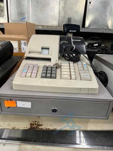 Sharp electronic cash register