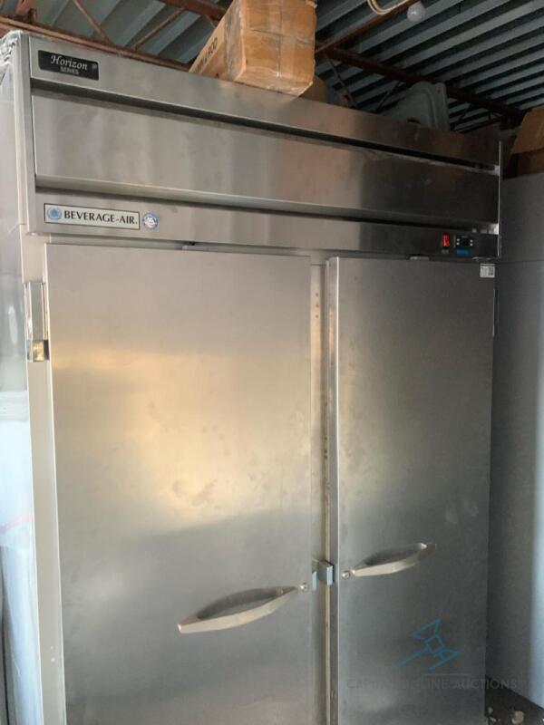 Beverage Air 2 Door Upright Stainless Steel Freezer