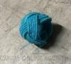 (43) NAPKIN RING JUTE TURQUOISE