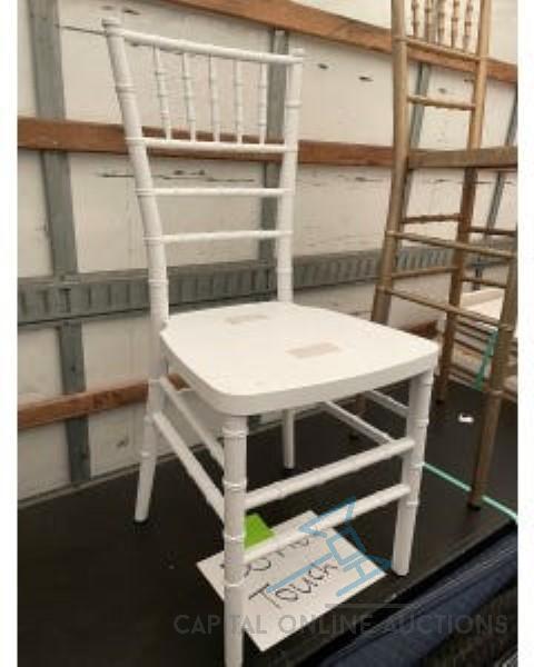 (6) CHAIR CHIAVARI WHITE R