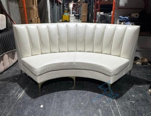 (10) curved sofa