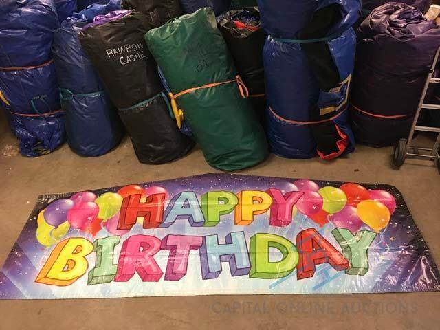 (2) Happy Birthday Modular Banners