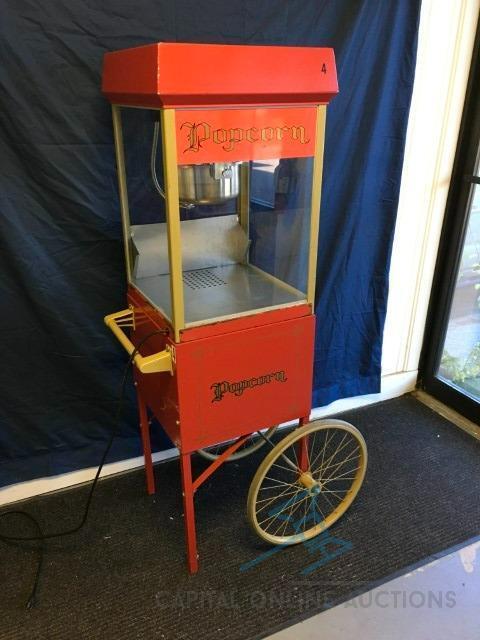 Popcorn Machine with Cart