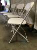 (100) White Samsonite Chairs - 6