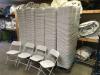 (100) White Samsonite Chairs - 3