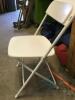 (40) White Samsonite Chairs - 10