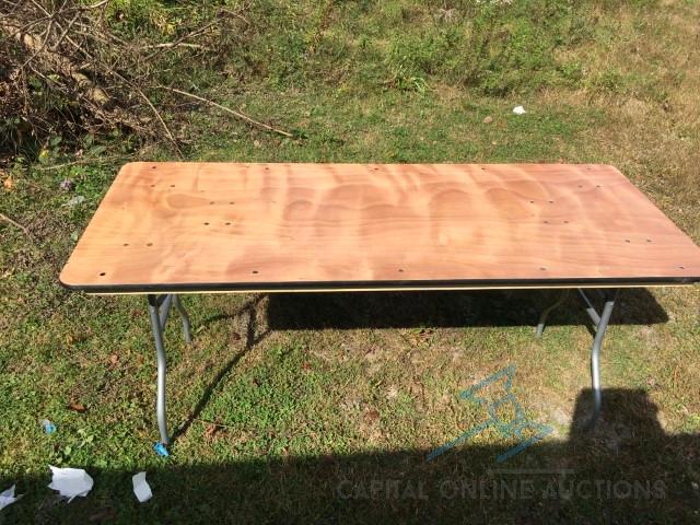 (16) 6 FT Banquet Tables