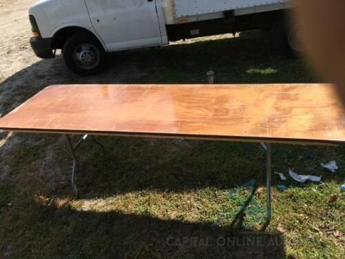 (10) 8 FT Banquet Tables