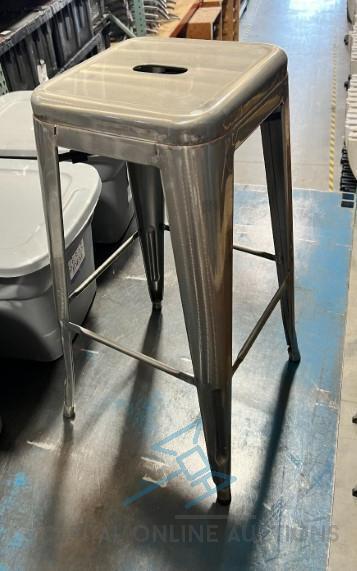 (50) Philia Gunmetal Bar Stool