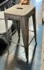 (25) Philia Gunmetal Bar Stool