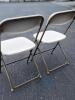 (300) Tan Folding Chairs - 2