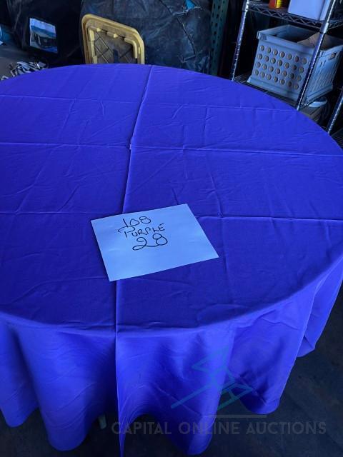 (28) 108 deep blue-purple Linens