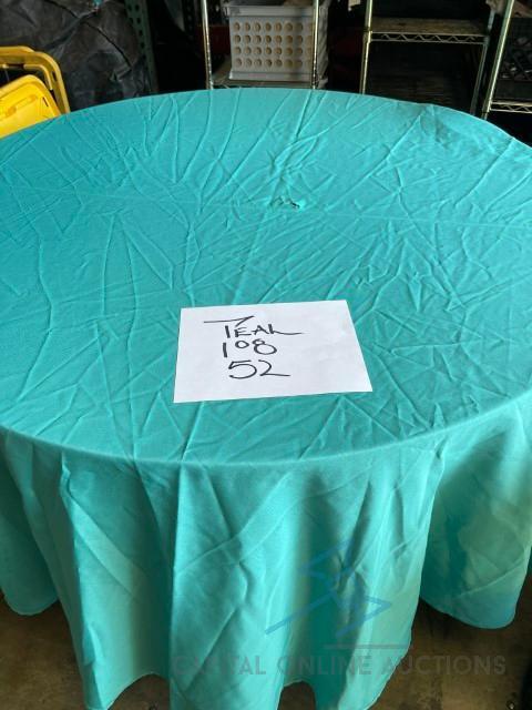 (52) 108 teal Linens