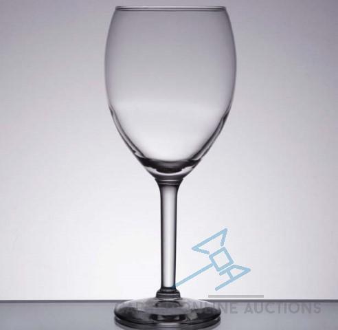 (1600) VINO GRANDE (large) Glasses with approx 44 dishwashing glass racks