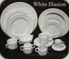 (173) ILLUSION Dinner Plates