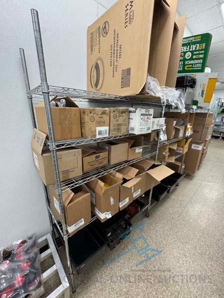 Wire type shelving unit