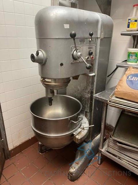 Hobart 80 Quart Mixer with bowl, hook, pelican head