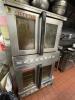 Double stack convection ovens