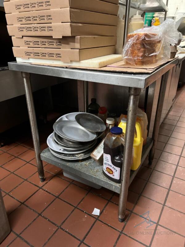 Stainless Steel Table with undershelf