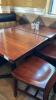 (2) wooden dining tables - 2