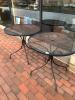 2 Round Metal Patio Tables - 3