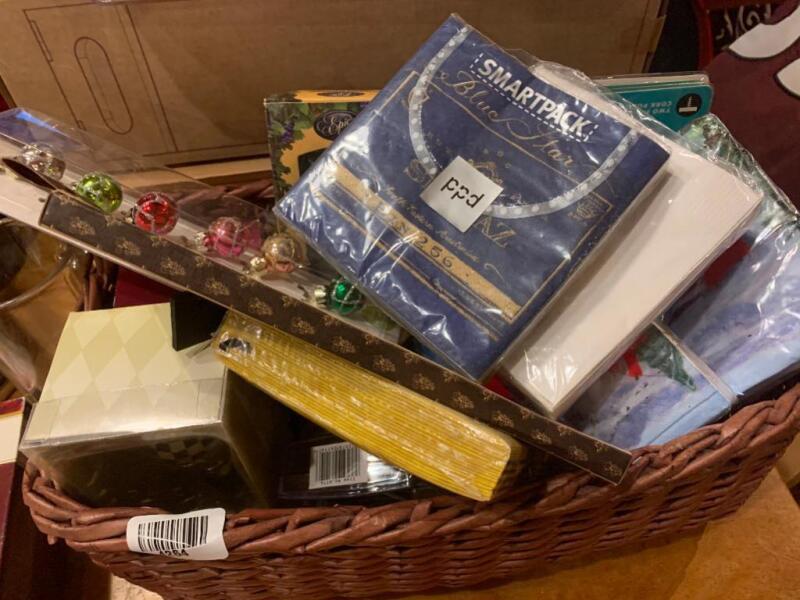 BRAND NEW Basket of Wine Related Items