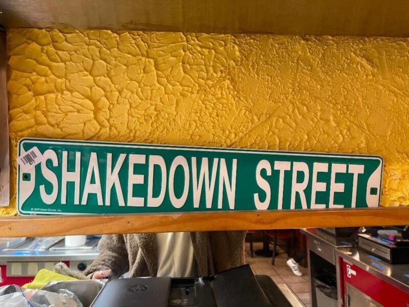 'Shakedown Street' Street Sign