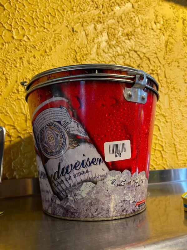 2 Budweiser Beer/Ice Buckets