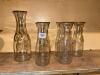 Set of 6 Glass Vases