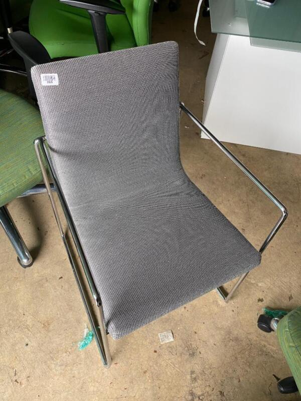 5 Gray Office Chairs