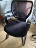 Black Fabric Chair - 2