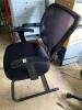 Black Fabric Chair - 4