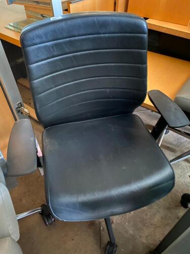 Black Leather Office Chair