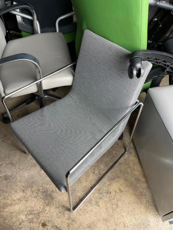 2 Gray Office Chairs