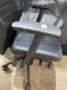 Black Ribbed Back Office Chair - 4