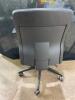 Black Ribbed Back Office Chair - 5