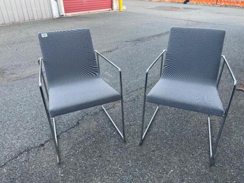 2 Gray Office Chairs