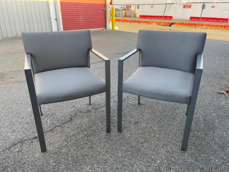 2 Gray Office Chairs