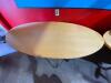 Wooden Oval Table - 3