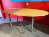 Wooden Oval Table - 9