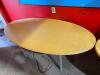 Wooden Oval Table - 10